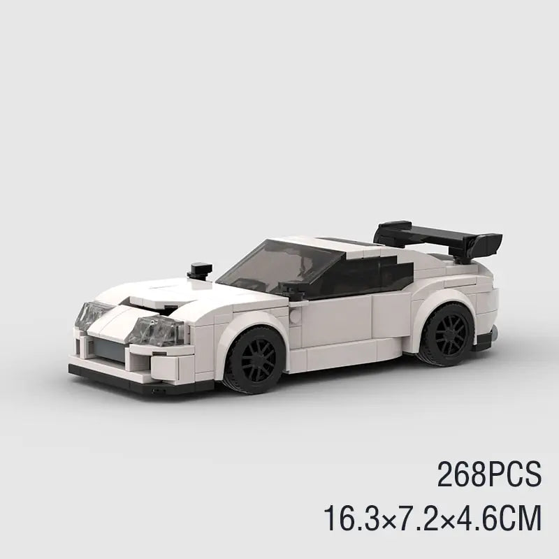 268 piece Toyota Supra Sports Car Model - Build it Yourself